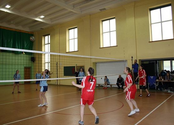 Turniej piłki siatkowej dziewcząt Erasmus+ grafika