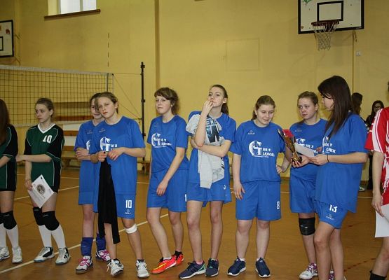 Turniej piłki siatkowej dziewcząt Erasmus+ grafika