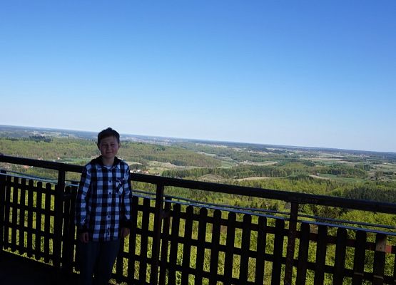 Pierwszoklasiści w Będominie grafika