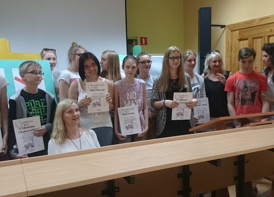 Wiktoria Wiejak laureatką konkursu ,,Moje życie bez przemocy" grafika