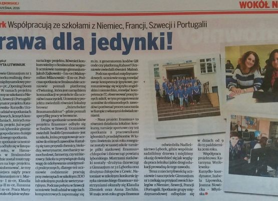 Erasmus+ na półmetku grafika