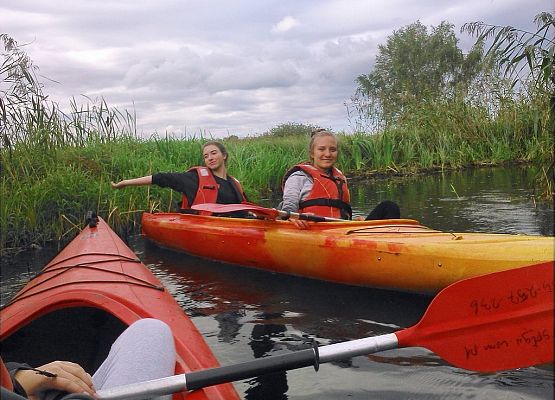 Pożegnanie lata na spływie kajakowym grafika