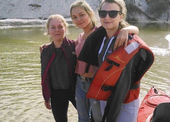 Pożegnanie lata na spływie kajakowym grafika