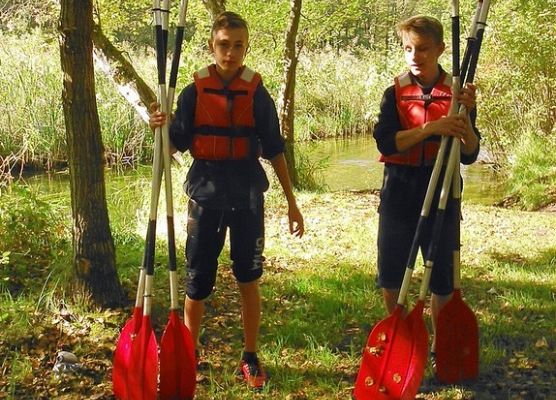Pożegnanie lata na spływie kajakowym grafika
