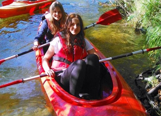 Pożegnanie lata na spływie kajakowym grafika