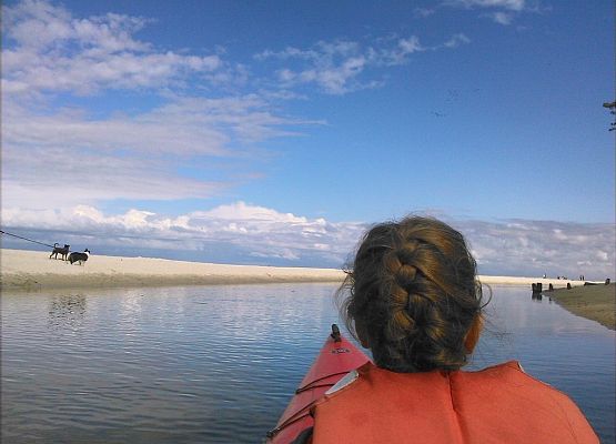 Pożegnanie lata na spływie kajakowym grafika