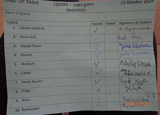 Międzynarodowe spotkanie Erasmus+ w Gimnazjum nr 1 w Lęborku grafika