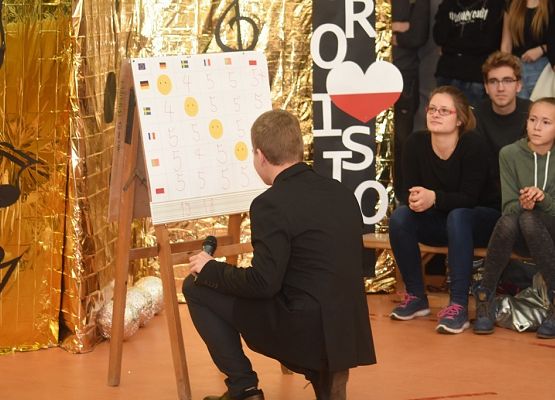 Eurowizja z ,, Erasmus+” grafika