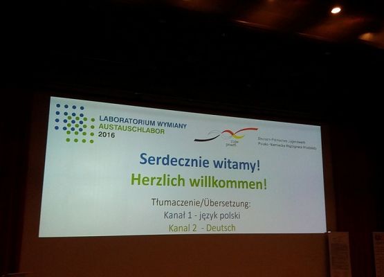 „Laboratorium Wymiany”- kongres organizatorów wymiany szkolnej z Polski i Niemiec grafika