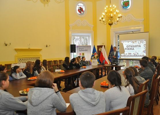 Wizyta w Starostwie Powiatowym w Lęborku w ramach Programu „Otwarta firma” grafika