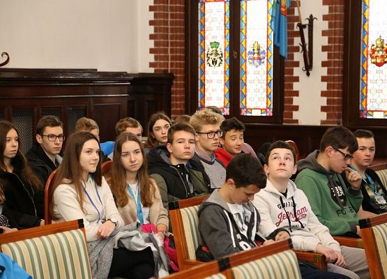 Klasa III b w Urzędzie Miejskim w  Lęborku grafika