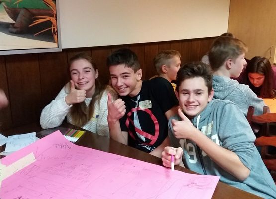 Polsko – niemiecka wymiana młodzieży  „Es begann in Danzig….“ – „Zaczęło sie w Gdańsku….“ grafika