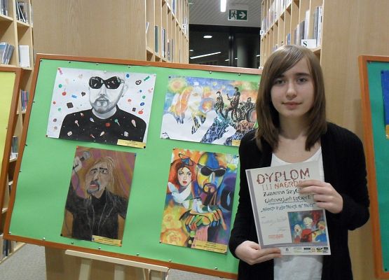 Pogodziła plastykę i rock n’rolla grafika