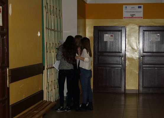 Mole książkowe na wieczornym spotkaniu w bibliotece grafika