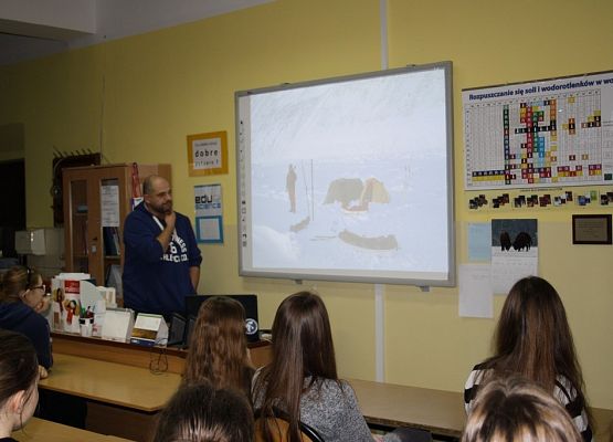 Spotkanie z polarnikiem grafika