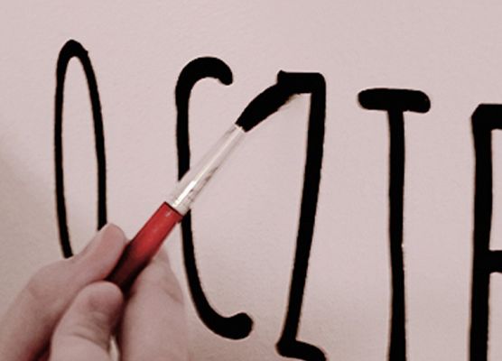 Uwaga! świeżo malowane grafika