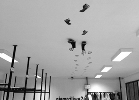 Uwaga! świeżo malowane grafika