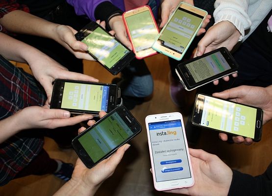 Uwaga!  Insta.Ling w nauce słówek pomaga! grafika