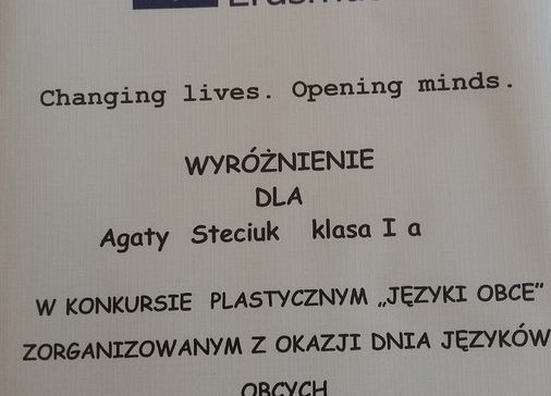 Konkursy projektu Erasmus+ grafika