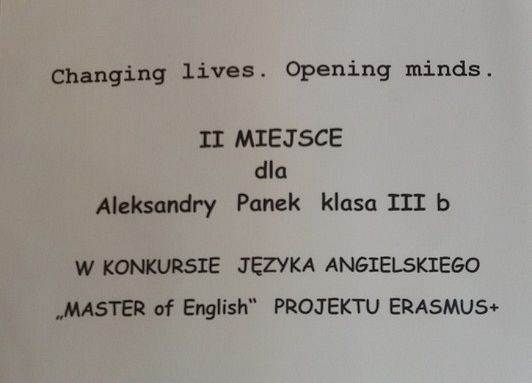 Konkursy projektu Erasmus+ grafika