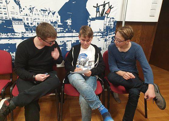 Polsko-niemiecka współpraca młodzieży grafika