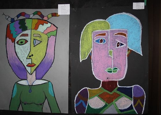 Spotkanie z kubizmem Pabla Picasso grafika