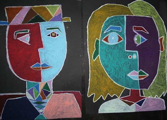 Spotkanie z kubizmem Pabla Picasso grafika