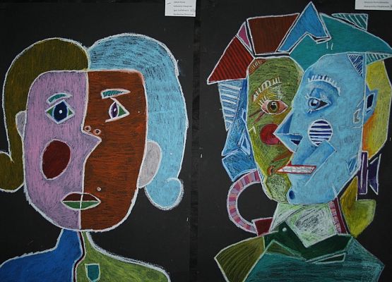 Spotkanie z kubizmem Pabla Picasso grafika