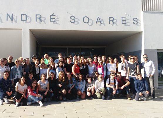 Grupa Erasmus+ w Portugalii grafika