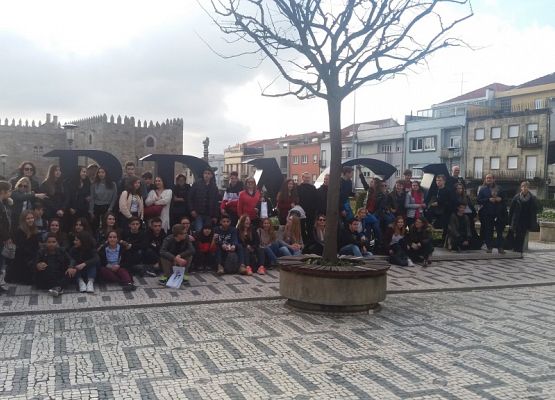 Grupa Erasmus+ w Portugalii grafika