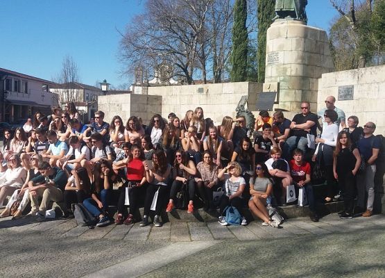 Grupa Erasmus+ w Portugalii grafika