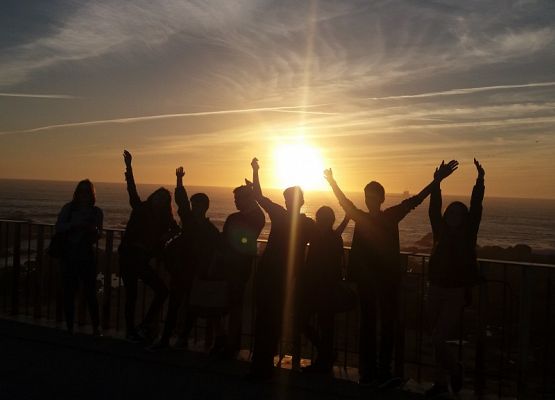 Grupa Erasmus+ w Portugalii grafika