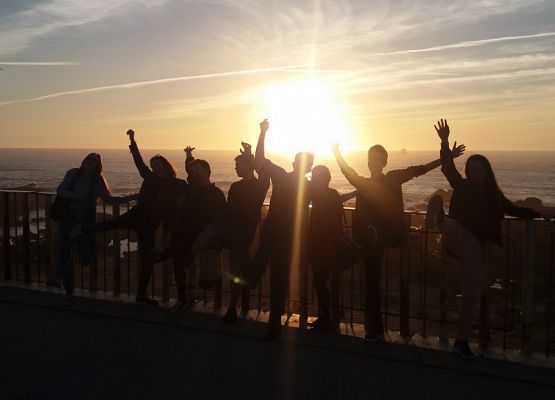 Grupa Erasmus+ w Portugalii grafika