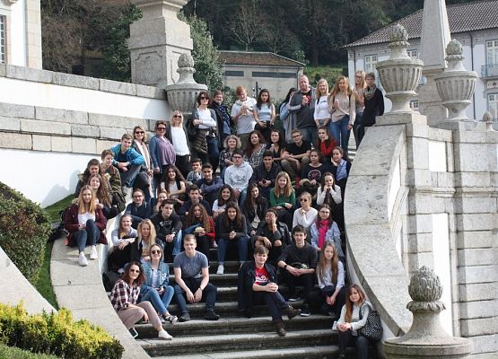 Grupa Erasmus+ w Portugalii grafika