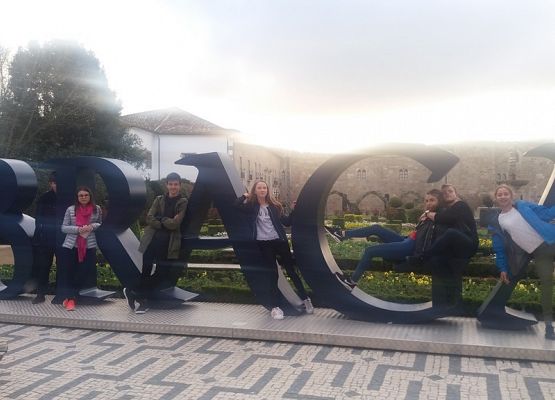 Grupa Erasmus+ w Portugalii grafika