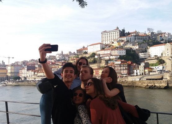 Grupa Erasmus+ w Portugalii grafika