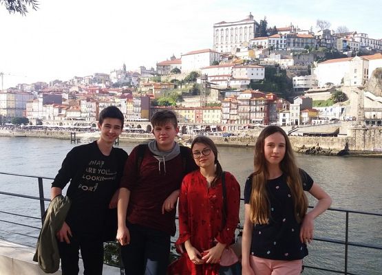 Grupa Erasmus+ w Portugalii grafika