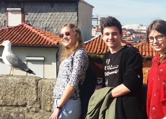 Grupa Erasmus+ w Portugalii grafika