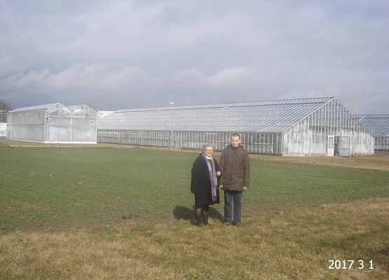 Wizyta w Katedrze Roślin wydziału Ogrodnictwa w Poznaniu grafika