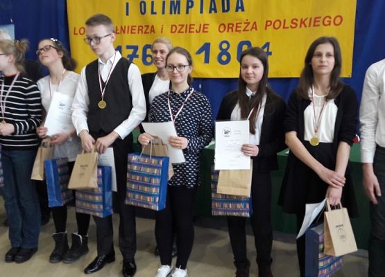 Laureaci w Ogólnopolskim Konkursie Historycznym "Losy żołnierza i dzieje oręża polskiego" grafika