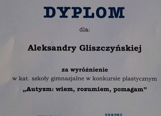 „Autyzm: wiem, rozumiem, pomagam” – rozstrzygnięcie konkursu plastycznego grafika