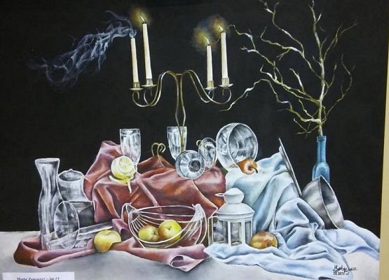 Sukcesy plastyczne Marty Zanewycz z IIIb grafika