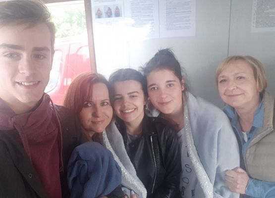 Uczniowie Gimnazjum nr 1 w Stralsundzie grafika