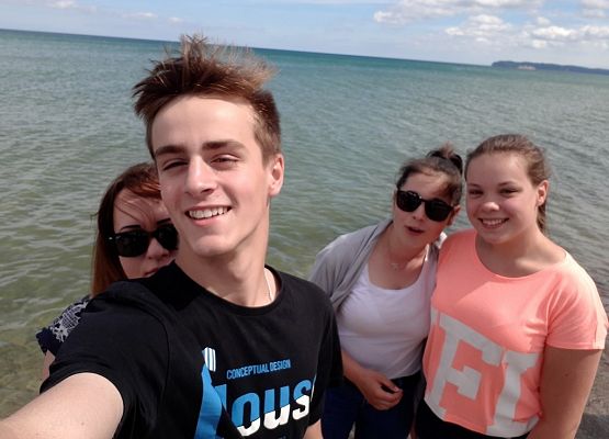 Uczniowie Gimnazjum nr 1 w Stralsundzie grafika