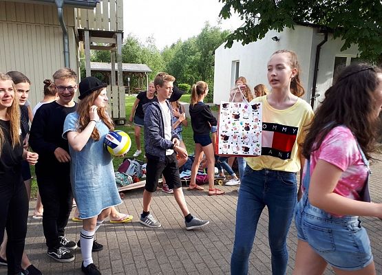 Uczniowie Gimnazjum nr 1 w Stralsundzie grafika