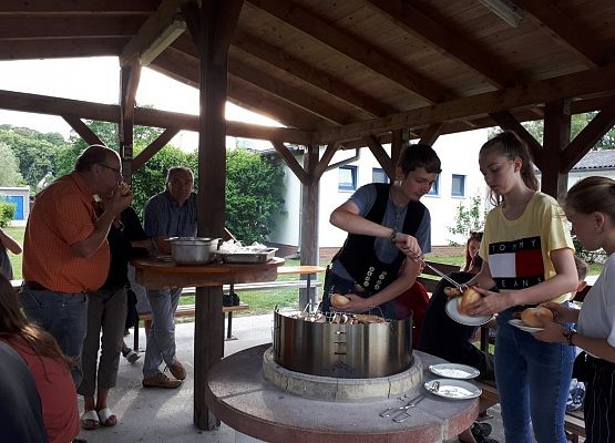 Uczniowie Gimnazjum nr 1 w Stralsundzie grafika