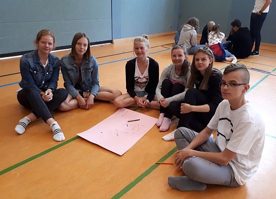 Uczniowie Gimnazjum nr 1 w Stralsundzie grafika