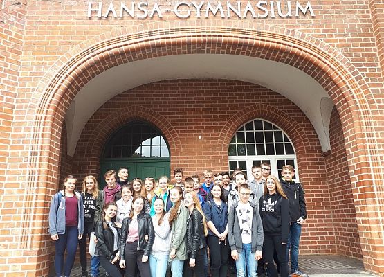 Uczniowie Gimnazjum nr 1 w Stralsundzie grafika