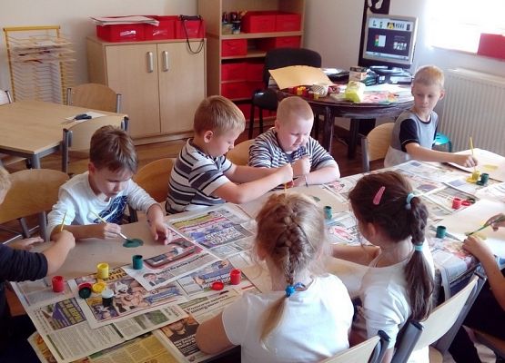 Świetlicowe malowanie grafika