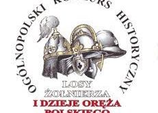 Ogólnopolski Konkurs Historyczny ,,Losy żołnierza i dzieje oręża polskiego”- etap szkolny grafika